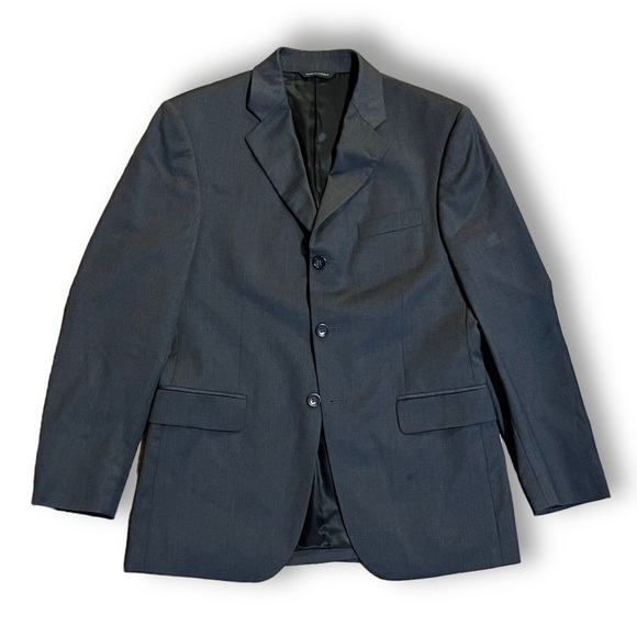 Banana Republic Men’s Charcoal Wool Blazer - Size 40S - Picture 3 of 10